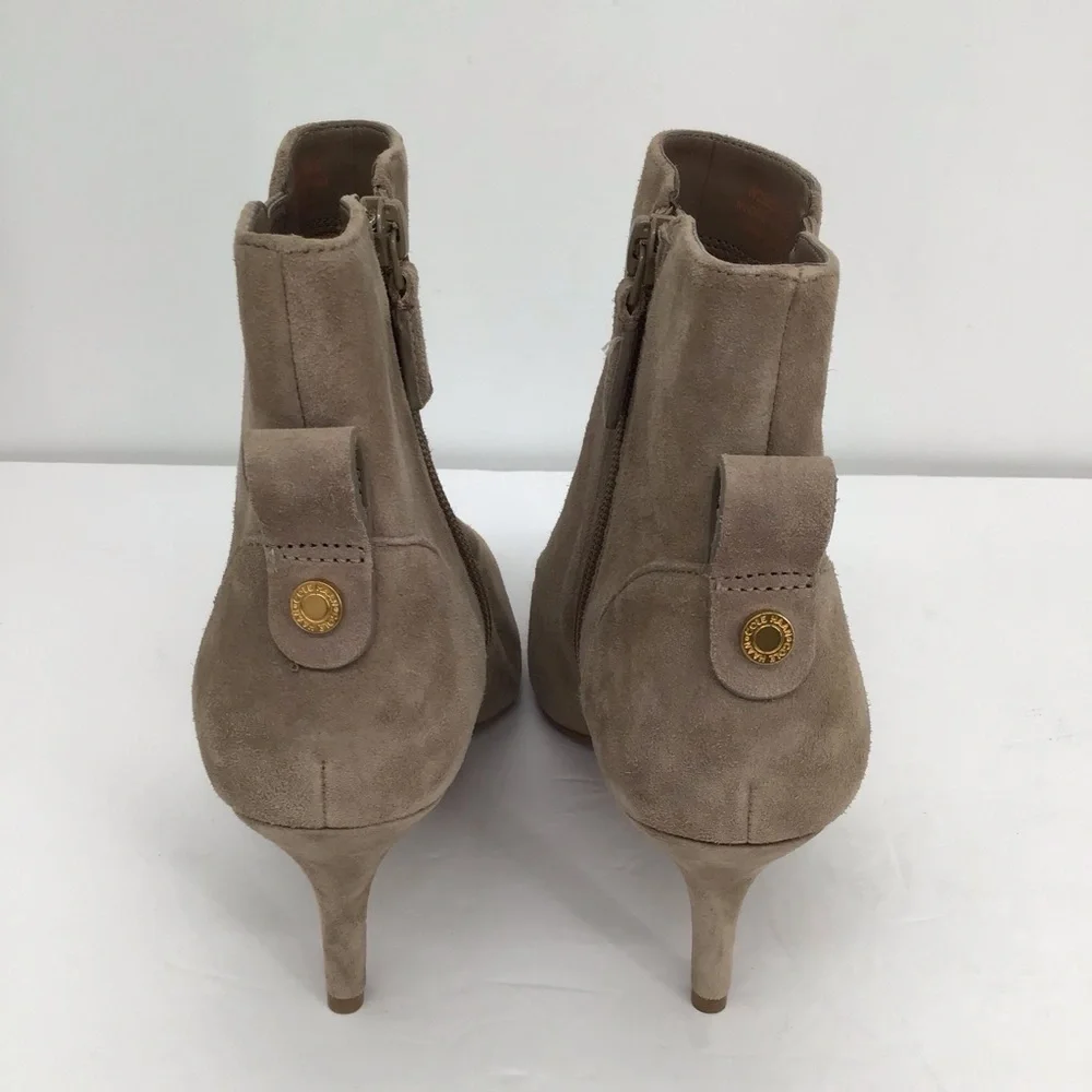 Cole Haan NWOT Go-To Park Suede Leather Boot In Irish Coffee Taupe Size 6.5 - Picture 5 of 10